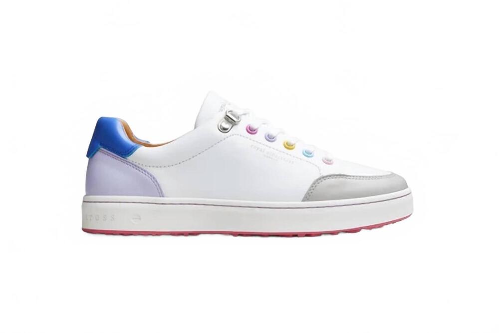 NEW ROYAL ALBARTROSS women's ultra soft fieldfox golf shoe in dream white/lavend